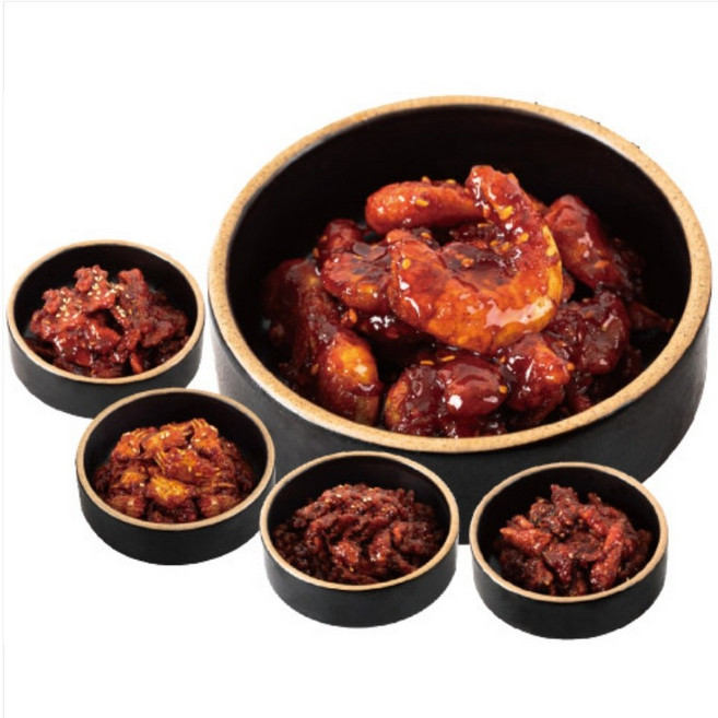 꽃게 새우 황태 쥐치 강정 매콤 반찬 부각 튀김 간편, 새우강정 120g, 120g, 1개