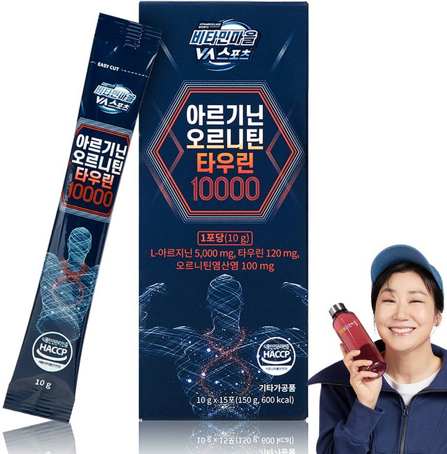 비타민마을 아르기닌 오르니틴 타우린 10000, 15회분, 1개
