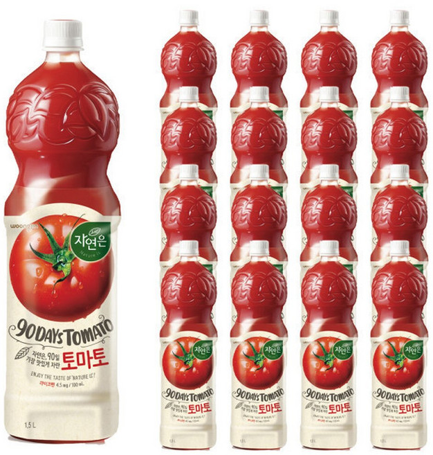 웅진 자연은 토마토 주스 1.5L 12개