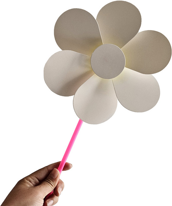 [메잌미] DIY 무지 종이 바람개비 만들기, 10개