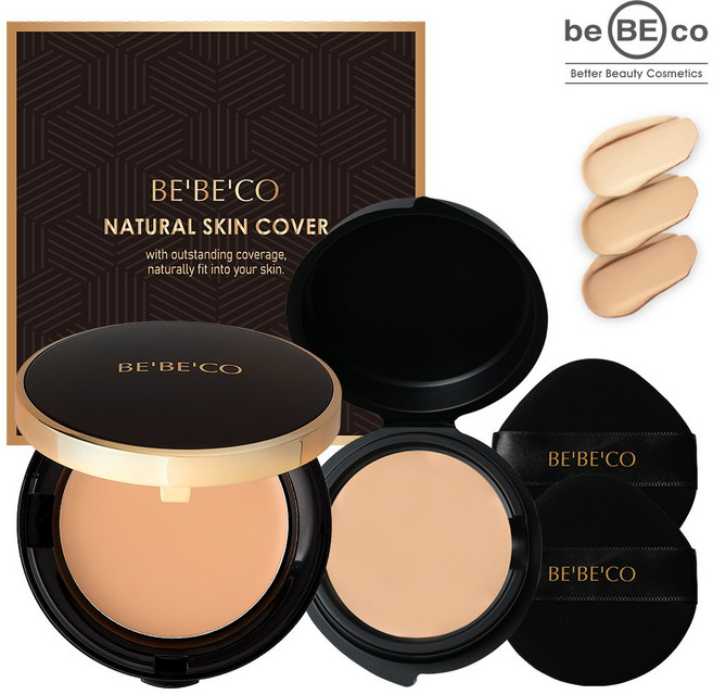 베베코 네추럴 스킨커버 (본품12g+리필12g+퍼프), 23호 네추럴 베이지