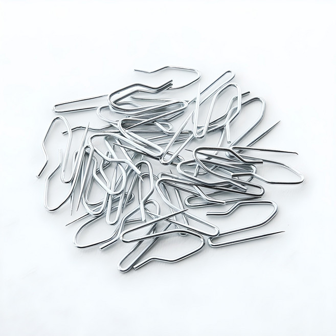 윈도우드레스 커튼핀 1.4x2.6cm, 실버, 30개