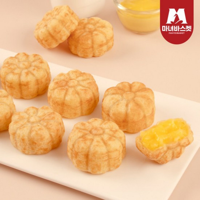 [마녀바스켓] 추억의 간식 국화빵 (슈크림/20개입), 500g, 3개