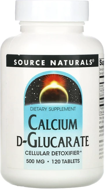 Source Naturals 칼슘 d-글루카레이트 1000mg 120정(1정당 500mg), SourceNaturals칼슘d글루카레이트1000mg1, 1개, 120정 - 쿠팡
