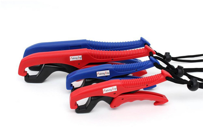 물에 뜨는 대형어 피싱그립 물고기집게 블루 24cm 물고기찝게 립그립, 1개