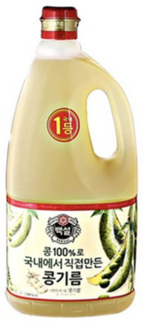 식당 음식점 콩기름 콩식용유(백설 1.8L)