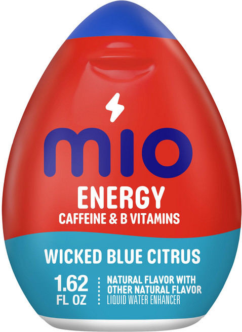 미오 에너지 액상 물 첨가제 위키드 블루 시트러스 45. Mio Energy Liquid Water Enhancer Wicked Blue Citrus 1.62 OZ 14-