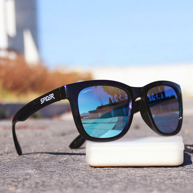 스파이더몬스터 데일리 편광 선글라스 uv400 가벼운 초경량 미러 골프 자외선차단