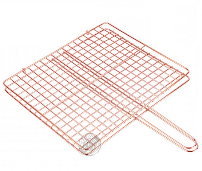 동인 생선구이용 접이식 동석쇠 손잡이 숯불구이 석쇠 태망 접이석쇠, 1개
