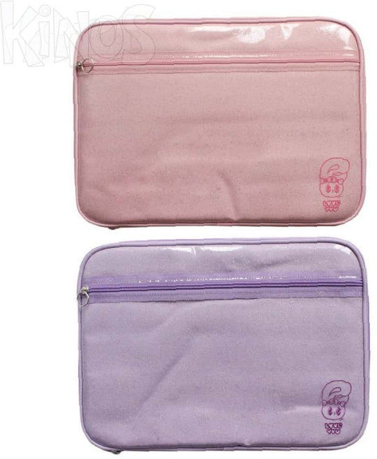 Elaris 에스더버니 트윙클 노트북 파우치 13 15형노트북파우치손잡이, Pink