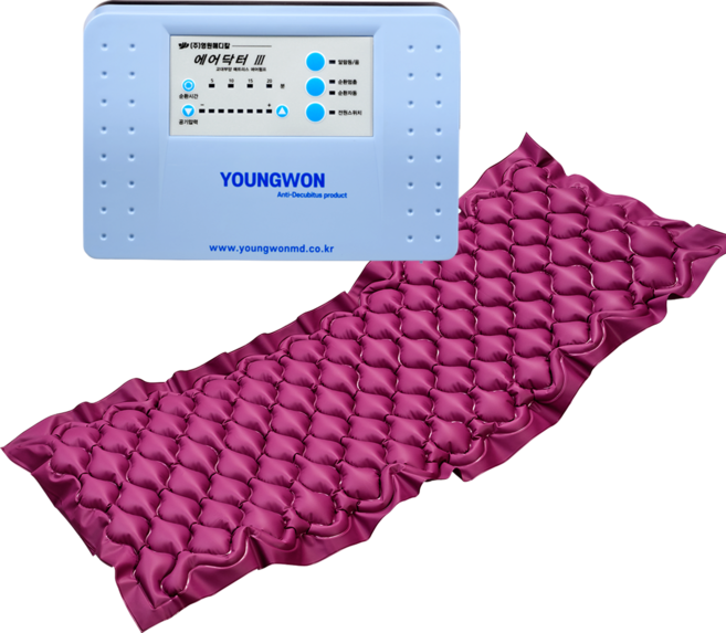 영원메디칼 욕창방지매트 AD-III LV TPU 재질 퍼플 버블형 신제품 커버증정, 1개