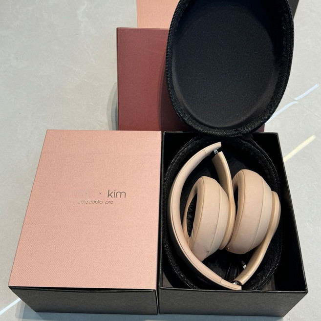 Beats 無線藍牙耳機 頭戴式可折疊降噪耳麥, 明月,頂配版-支持IOS彈窗 +B標+指示燈