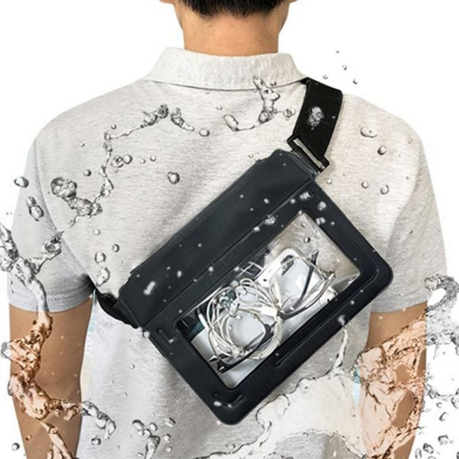 방수팩 워터파크 수영장 스마트폰 방수가방 힙쌕, 방수클러치