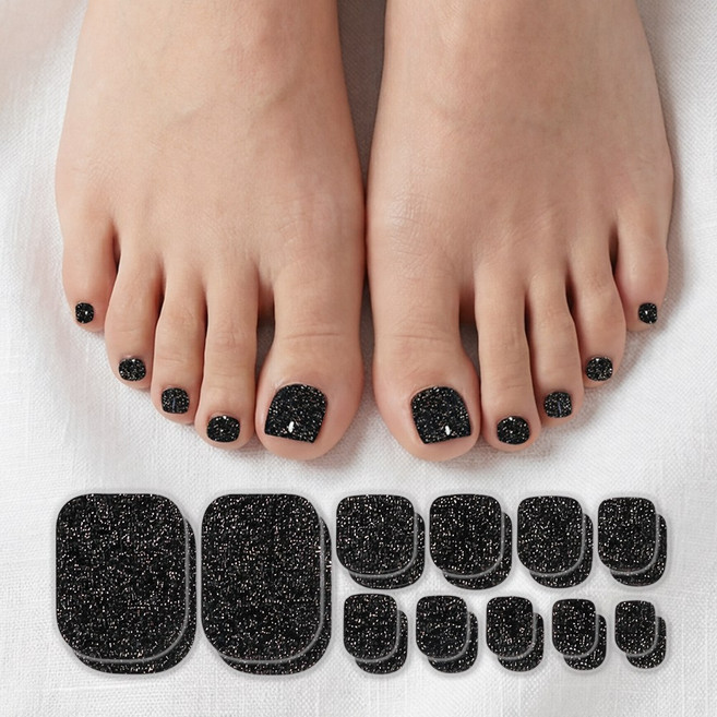 그레나 셀프 젤패디 스티커 패디팁 세트, 1개, 블랙펄