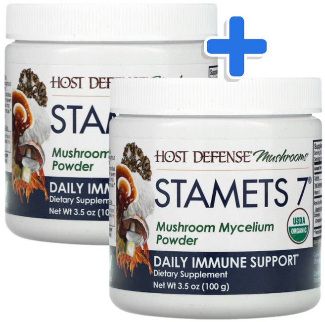 물에 타먹는 버섯 혼합물 균사체 분말 데일리 이뮨 서포트 100g 2통 CHECKYOU, 2개