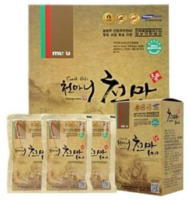 천마니 천마100 80ml x 30포 무주 천마 진액 선물용보자기포함, 90개