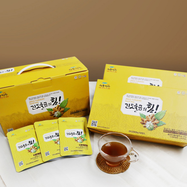 [해풍청송] 진도울금의 힘 90포(액기스) / 강황즙, 1박스, 80ml, 90개입