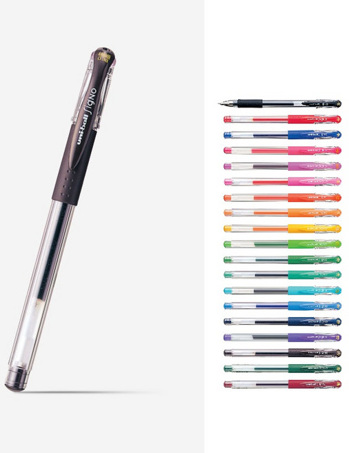 유니볼 시그노 DX 0.28 0.38 0.7 낱개 1개 UM-151 캡식, UM_151_0.38_브라운블랙(22)