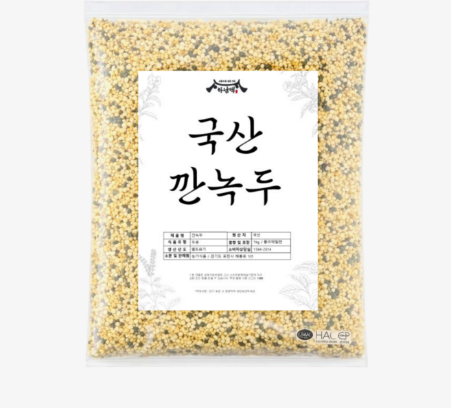 하남댁 국산 소깐녹두 기피녹두, 1개, 1kg