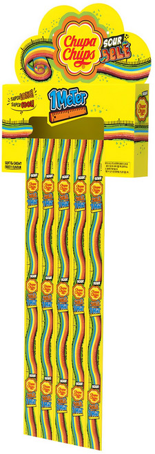 츄파춥스 사워벨트 1M 젤리, 55g, 12개