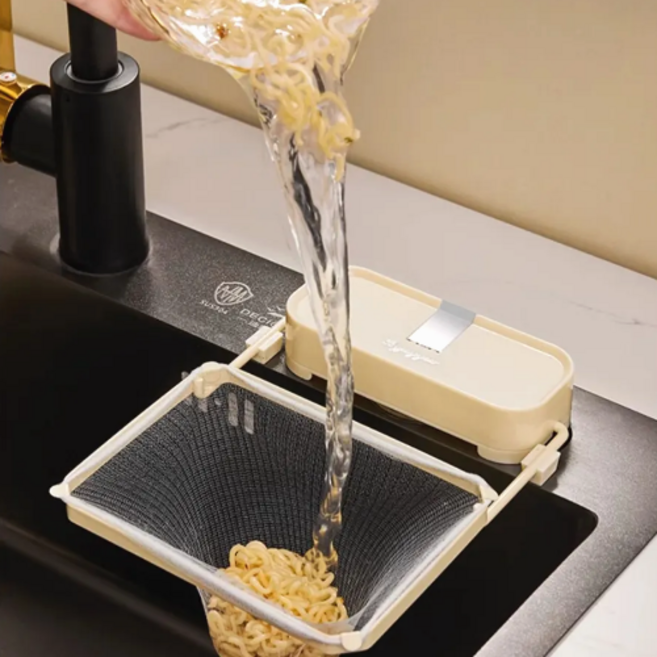 인덱스랩 쉽게 버리는 싱크대 음식물 거름망, 1개, 화이트