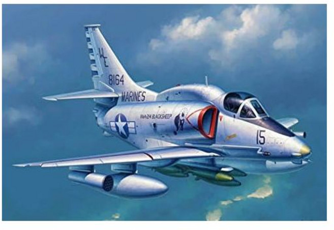 12339385 프라모델 비행기 헬리콥터 전투기 헬기 모형 미니어처 항공기 트럼펫터 1/32 A-4M 스카이호크 플라모델