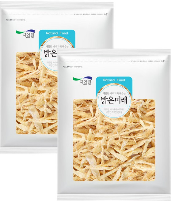 엄마애바다 손질 선별 상급 황태채 300g 1+1 2봉 행사 북어채 황태, 2개