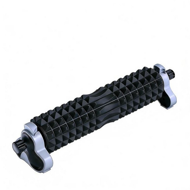 HZDMJ 마사지롤러 높이조절 미니롤러 폼롤러 스포츠 3D 지압 운동 마이롤러슬림 요가 필라테스 롱폼롤러, 1개, 블랙