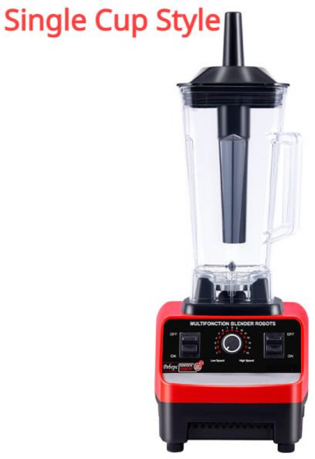 튼튼한 용 믹서기 착즙기 과일 식품 가공 기계 고출력 주스 분쇄기 싱글 컵, 02 Double Cup Style_01 EU 플러그, 1개