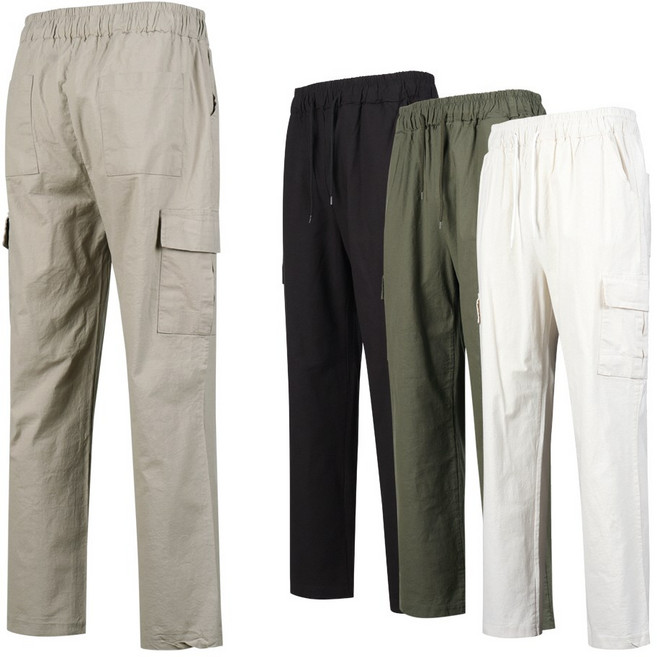 럭스골프 남성 세미 와이드 카고 밴딩 골프바지 MP25M507