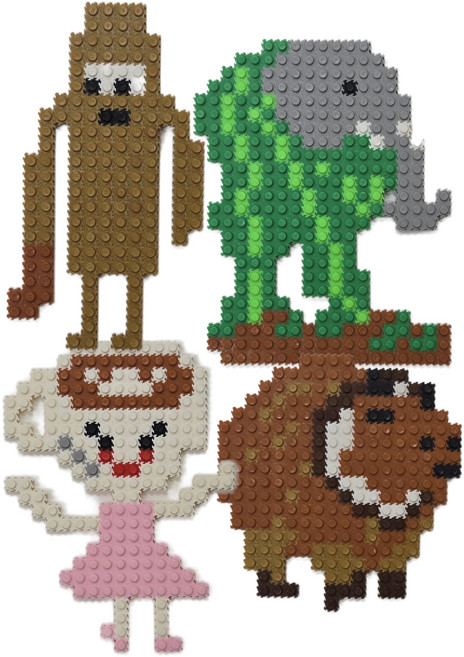 이탈리안 브레인롯 10mm 디폼블럭, 퉁사후르+발레리나+부르발로니+리릴리, 1개