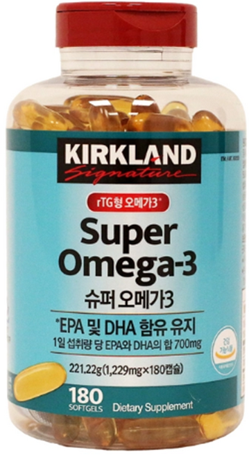 커클랜드시그니춰 슈퍼 오메가3, 1정, 1개