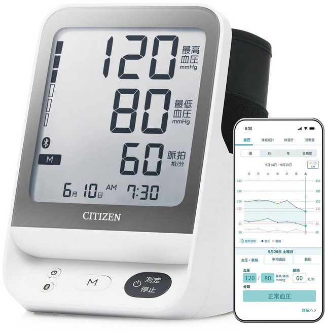 시민용 상완식 혈압계 CHUH 시리즈 CHUH9041C, 1개