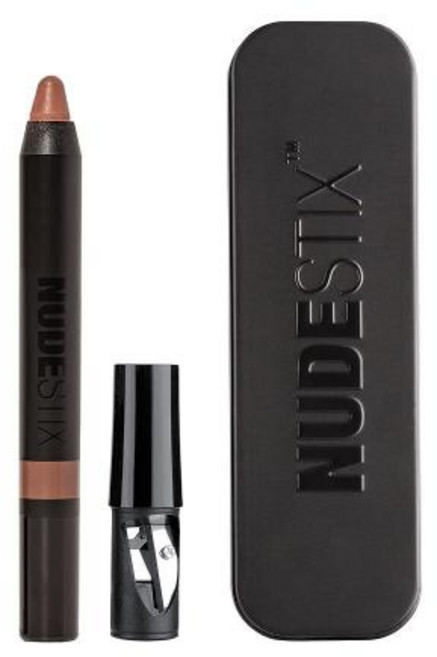 Nudestix 인텐스 매트 립 치크 펜슬 3-in-1 립스틱 라이너 블러쉬 블러셔 스틱 방수 비건 선키스드 핑크