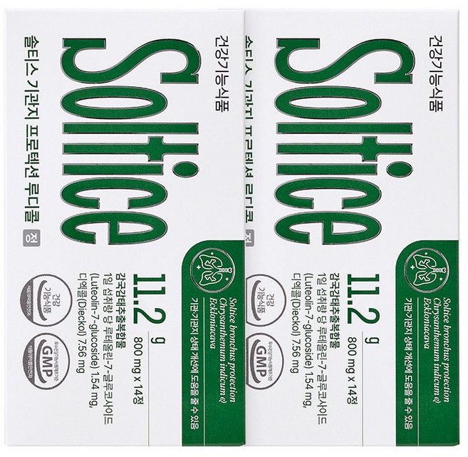 솔티스 기관지 프로텍션 루디콜, 2박스, 14정