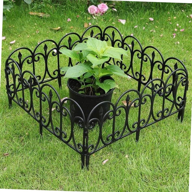 북유럽 엔틱 정원 화단 울타리 조립식 펜스 60x33cm 실외인테리어 가든펜스 조경용품, 본상품