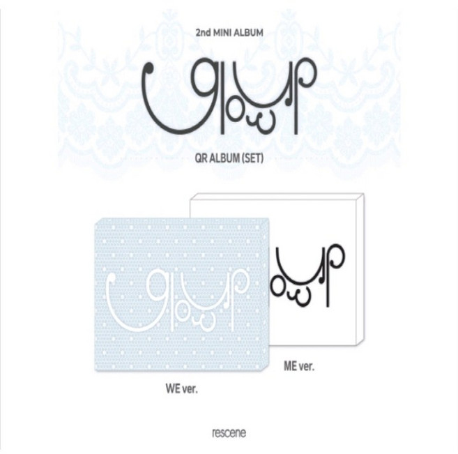 리센느 (RESCENE) - 미니앨범 2집 : Glow Up [QR VER.][2종 SET]