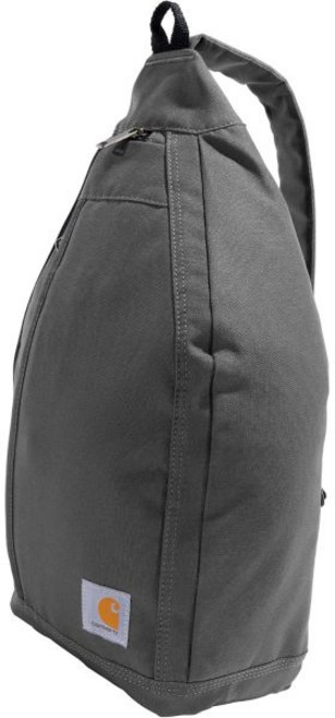 Carhartt 카하트 내구성 슬링백 측면 릴리스 버클이 있는 크로스바디 백팩 태블릿 슬리브 및 조절 가능한 스트랩 브라운 133647, 크로스바디 백팩 (자갈)