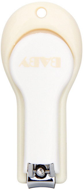 디유라 유아용 컬러 손톱깎이, 옐로우, 1개