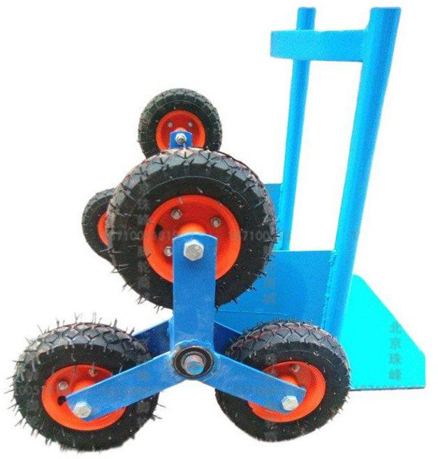 핸드 가능 수레용 3휠 계단 6륜 카트 부품 교체용 바퀴 등반, K. 20x800 샤프트 1개