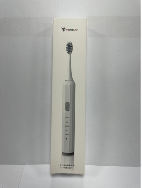 宏晉 輕巧美型電動牙刷 IPX5防水 5段清潔模式, 1個