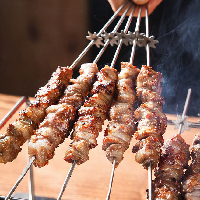 [캠핑세트] 호주산 양고기 숄더랙 프렌치렉 양꼬치 양삼겹 큐브 세트 냉장 양갈비 어린양 구이용, 12. 캠핑 세트 3호, 2개