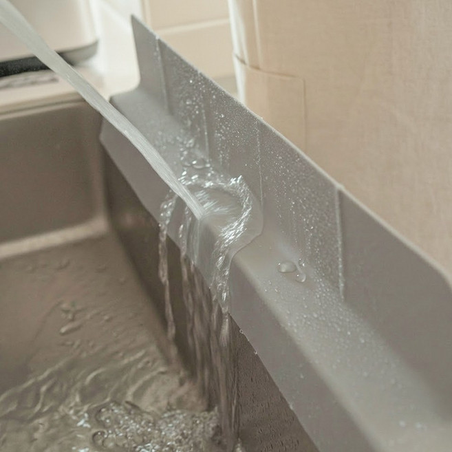 백화상점 처마형 싱크대 물막이, 그레이 (와이드형), 1개