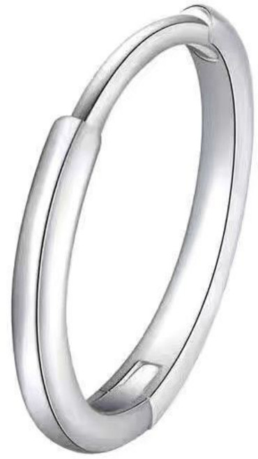 S999純銀耳環 羅馬數字耳釘 男士氣質小眾設計