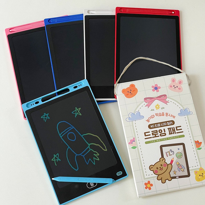 [KC인증] 유치원 어린이집 생일 선물 답례품 포장 세트 단체 어린이 유아 장난감 구디백 드로잉패드, 1개, 핑크