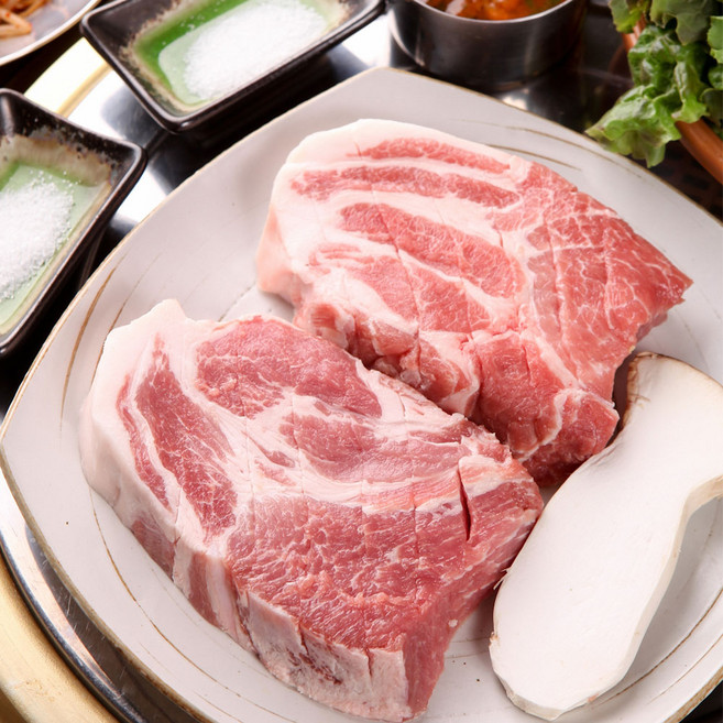 [전남생협] 한돈 목살 구이용 HACCP인증시설, 1개, 500g