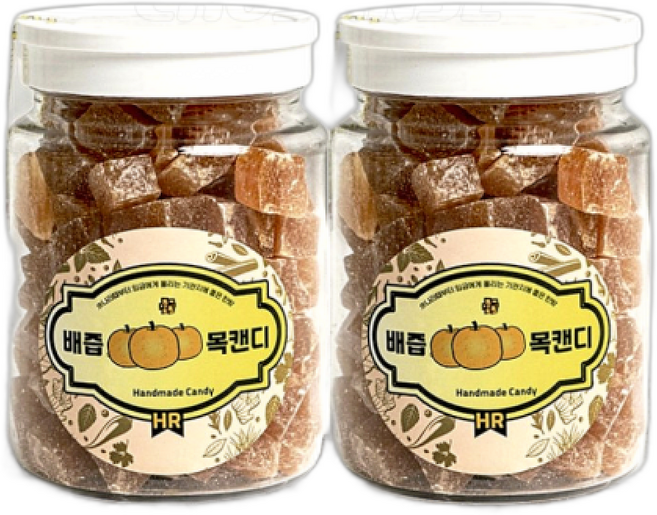 수제 배즙 목 캔디 한방 환절기 캔디, 300g, 1개