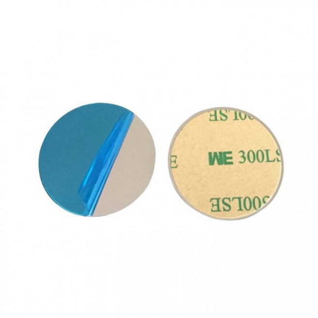 [1+1] 자석 마그네틱 원형 플레이트 메탈 거치대 휴대폰, 메탈플레이트1P 3cm, 2개