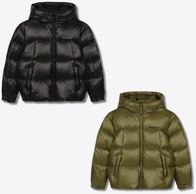 백화점정품 디스커버리 남아 키즈 글로시 숏패딩 덕다운 자켓 겨울 아우터