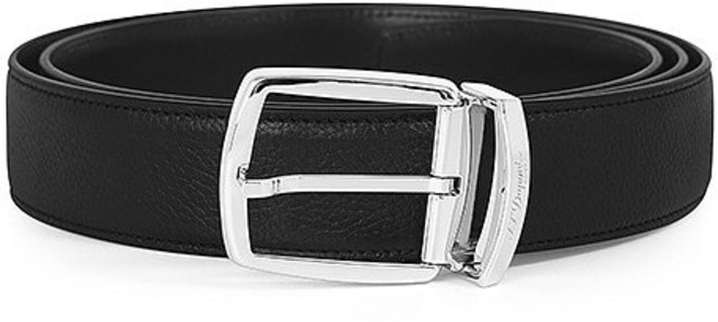 [듀퐁] 8210160 (CJ8210160) 소프트그레인 유러피안 비즈니스 벨트 블랙